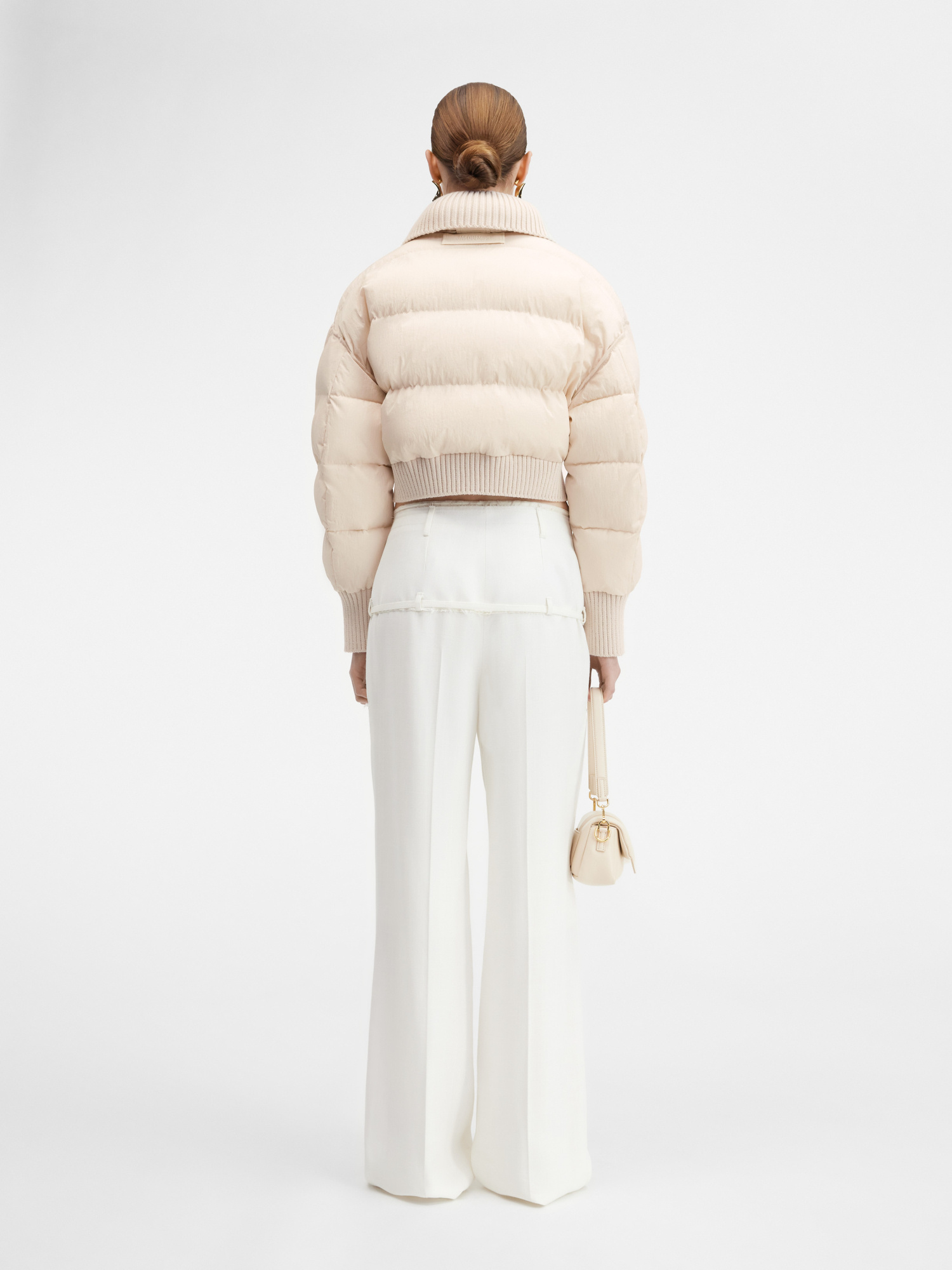 Jacquemus La Doudoune Caraco Puffer Jacket In White