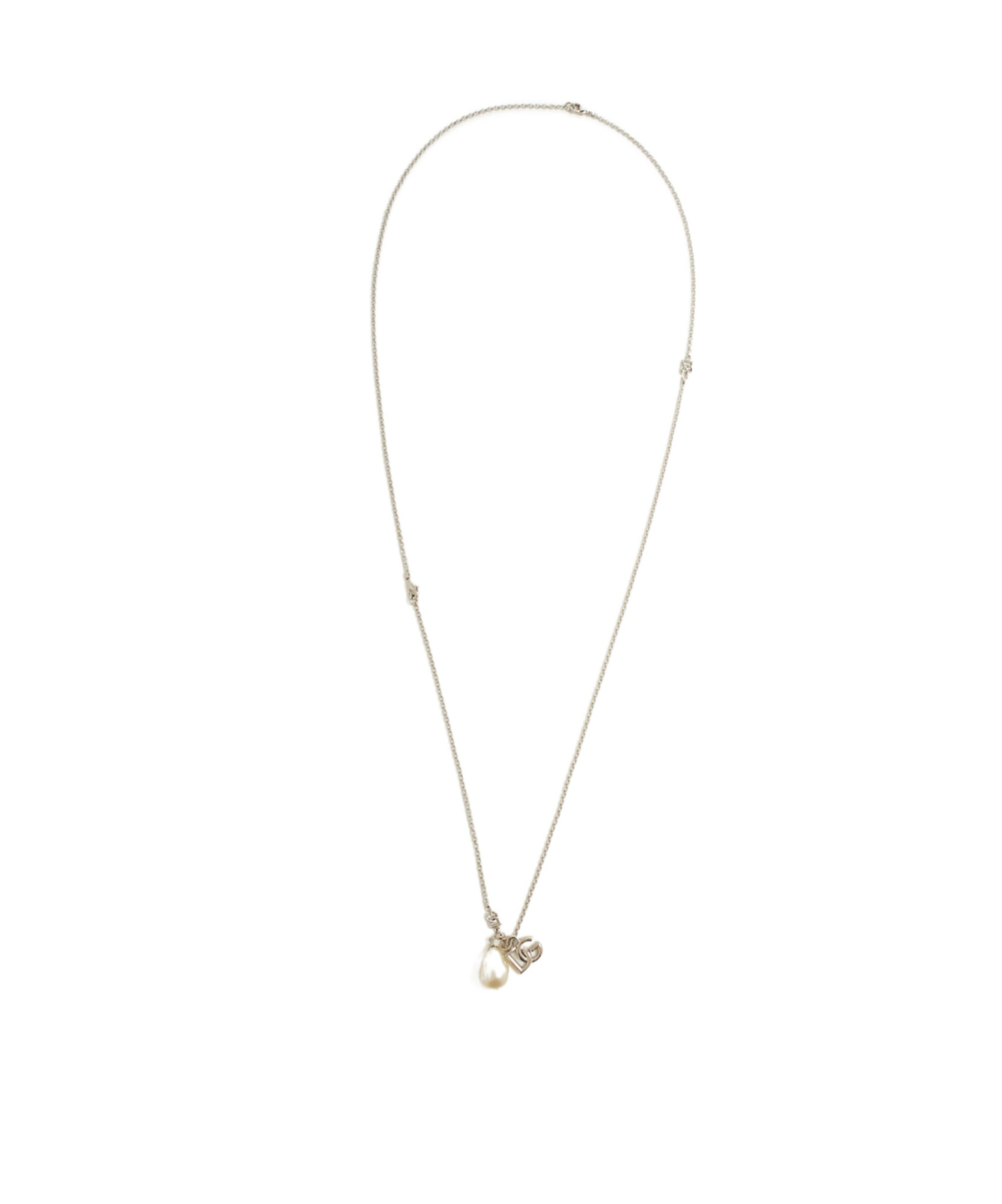 DOLCE & GABBANA DOLCE  GABBANA DG LOGO TEARDROP NECKLACE