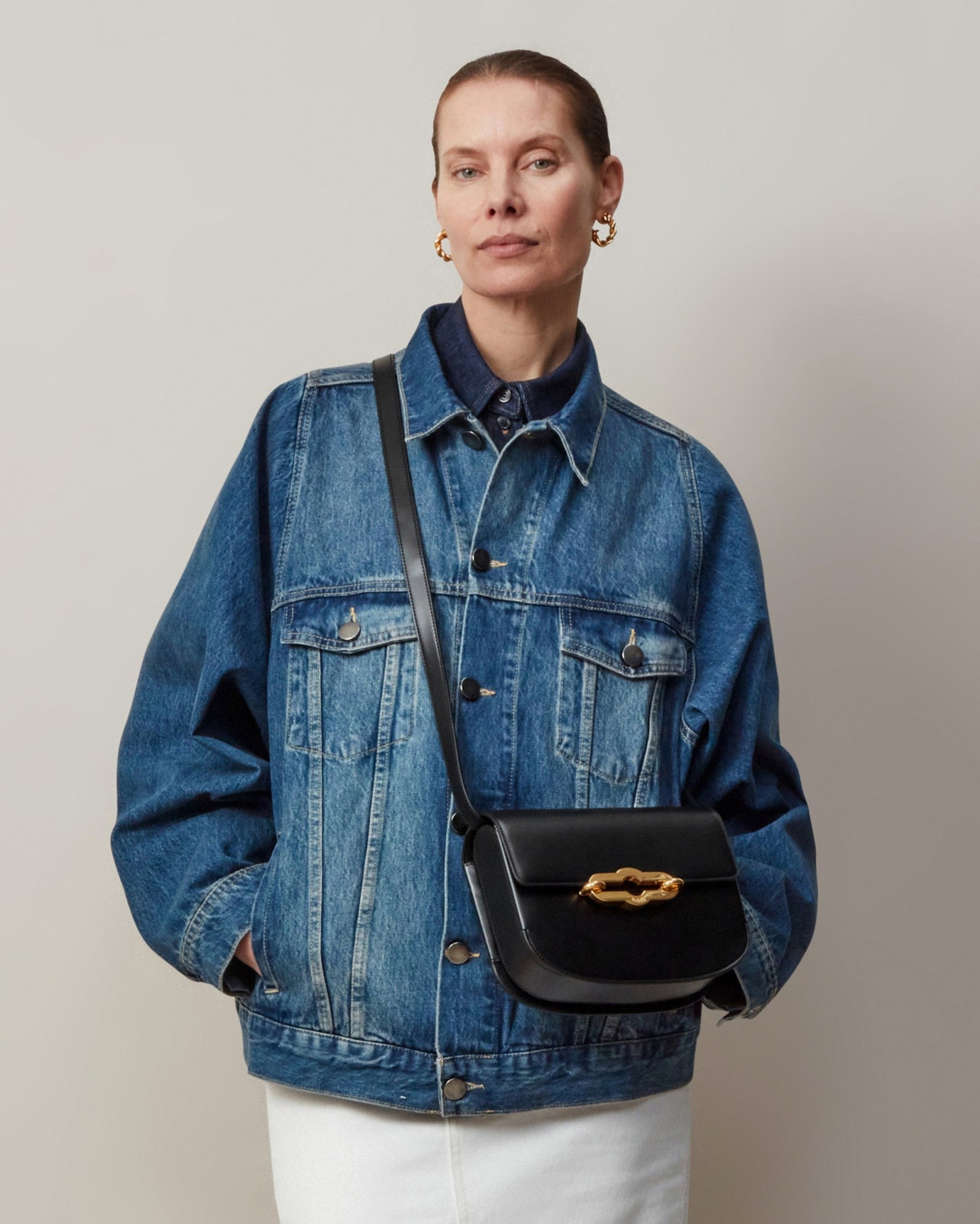 Mulberry Pimlico Leather Satchel Bag In Black