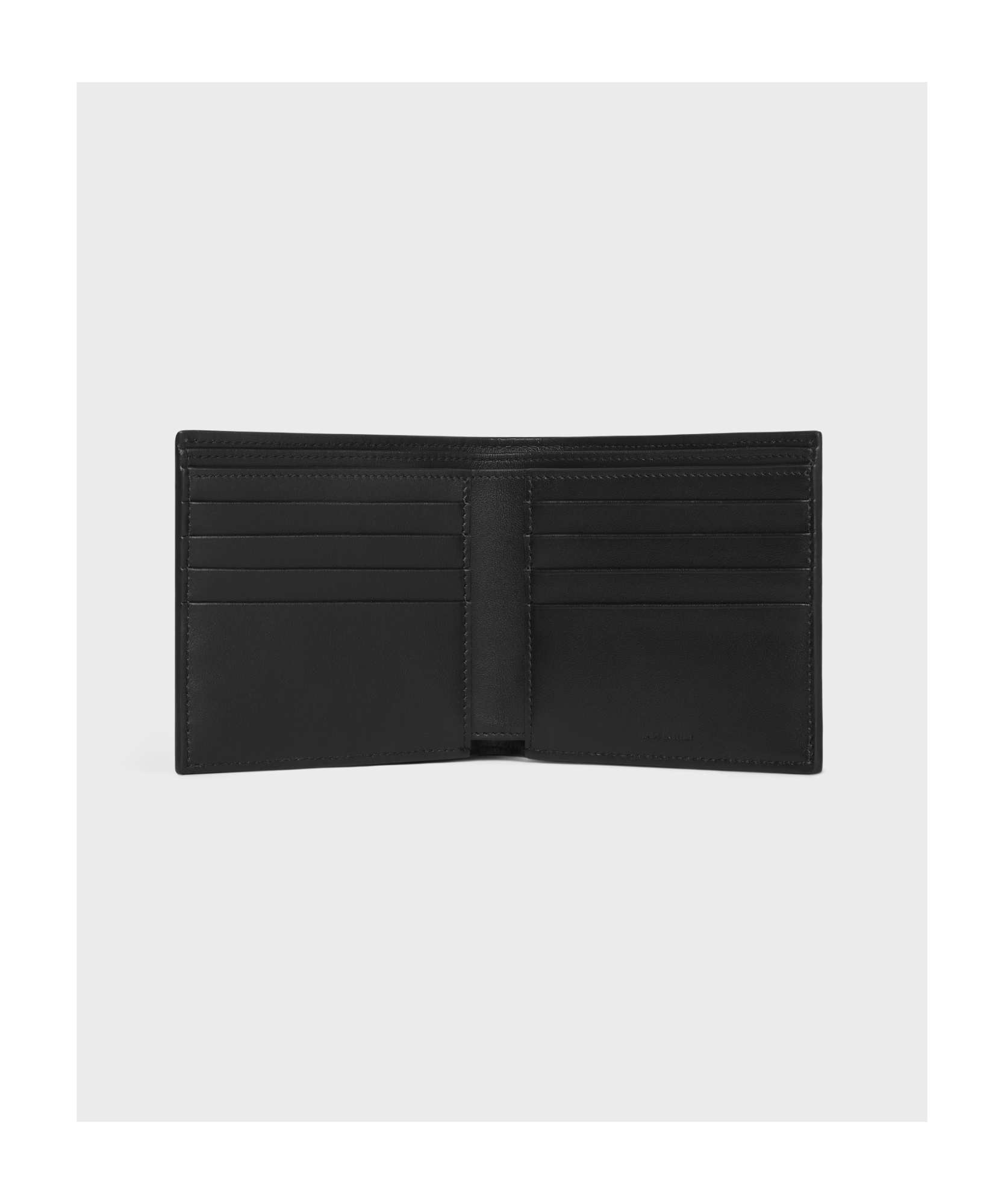 Celine Double-folded Wallet In Black