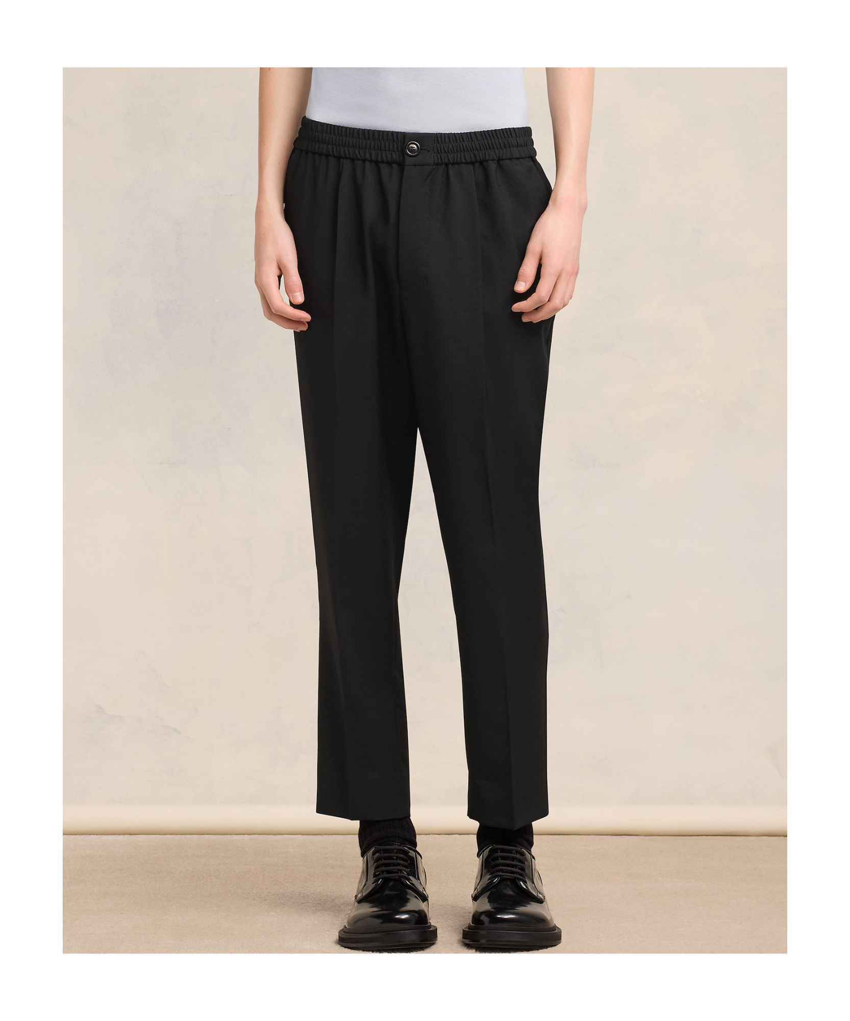 AMI ALEXANDRE MATTIUSSI AMI TAPERED ELASTICATED WAIST PANT