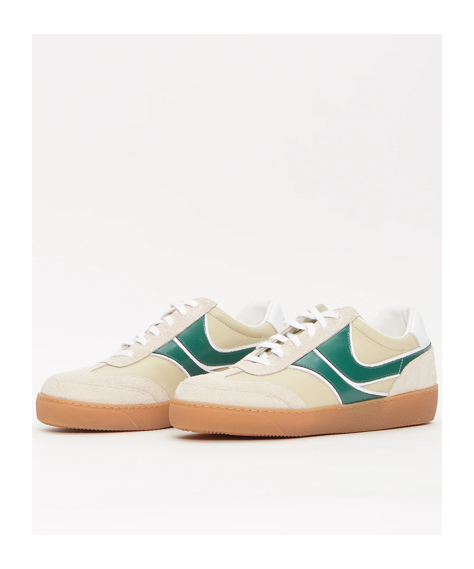 Shop Dries Van Noten Round-headed Low-top Casual Shoes In Brown