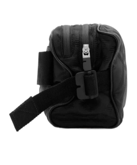 Burberry Check-jacquard Belt Bag In Black