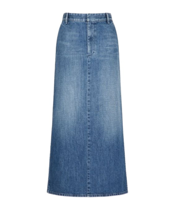 VALENTINO MEDIUM BLUE DENIM SKIRT 