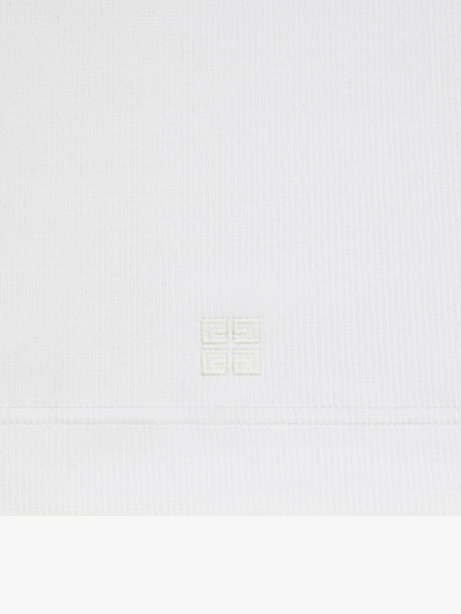 Givenchy Extra Slim Fit Tank Top In Cotton In White