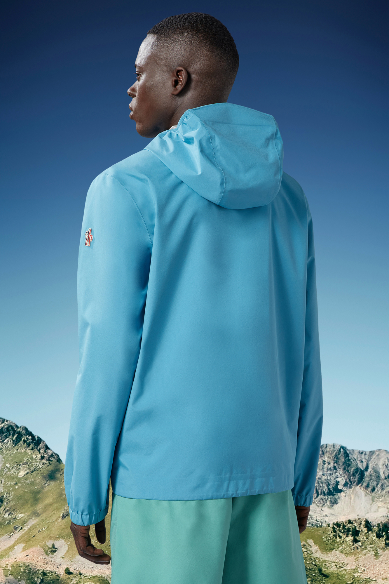 Moncler Grenoble Jackets In Blue