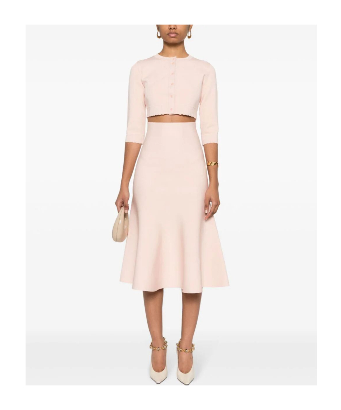 VICTORIA BECKHAM HORN-SHAPED MEDIUM-LENGTH SKIRT 