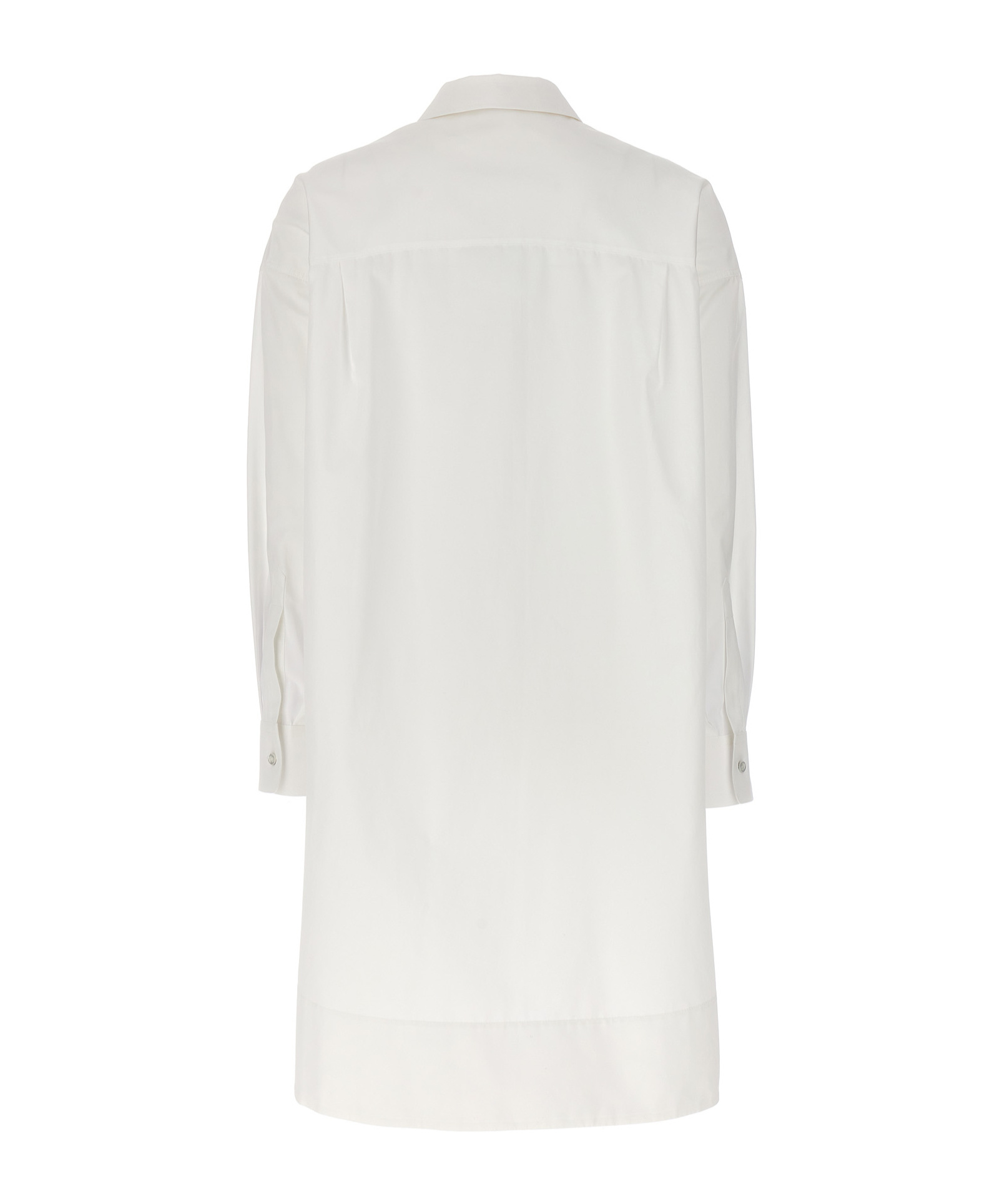 Alexander Mcqueen Chemisier Dress In White