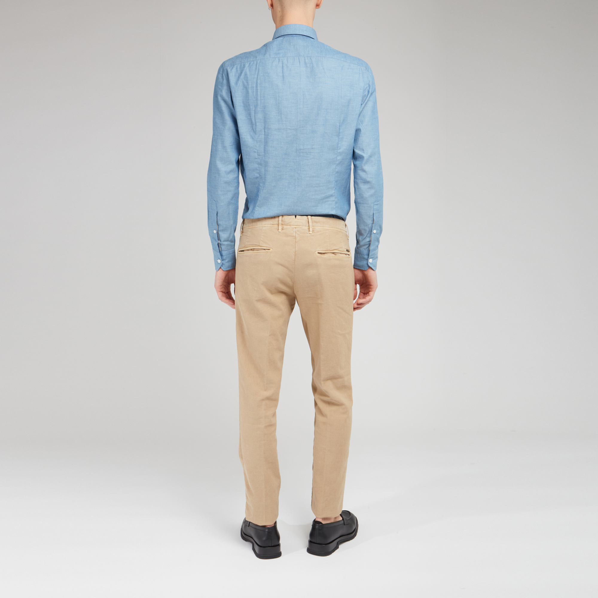 Salvatore Piccolo Button-up Long-sleeved Shirt In Blue