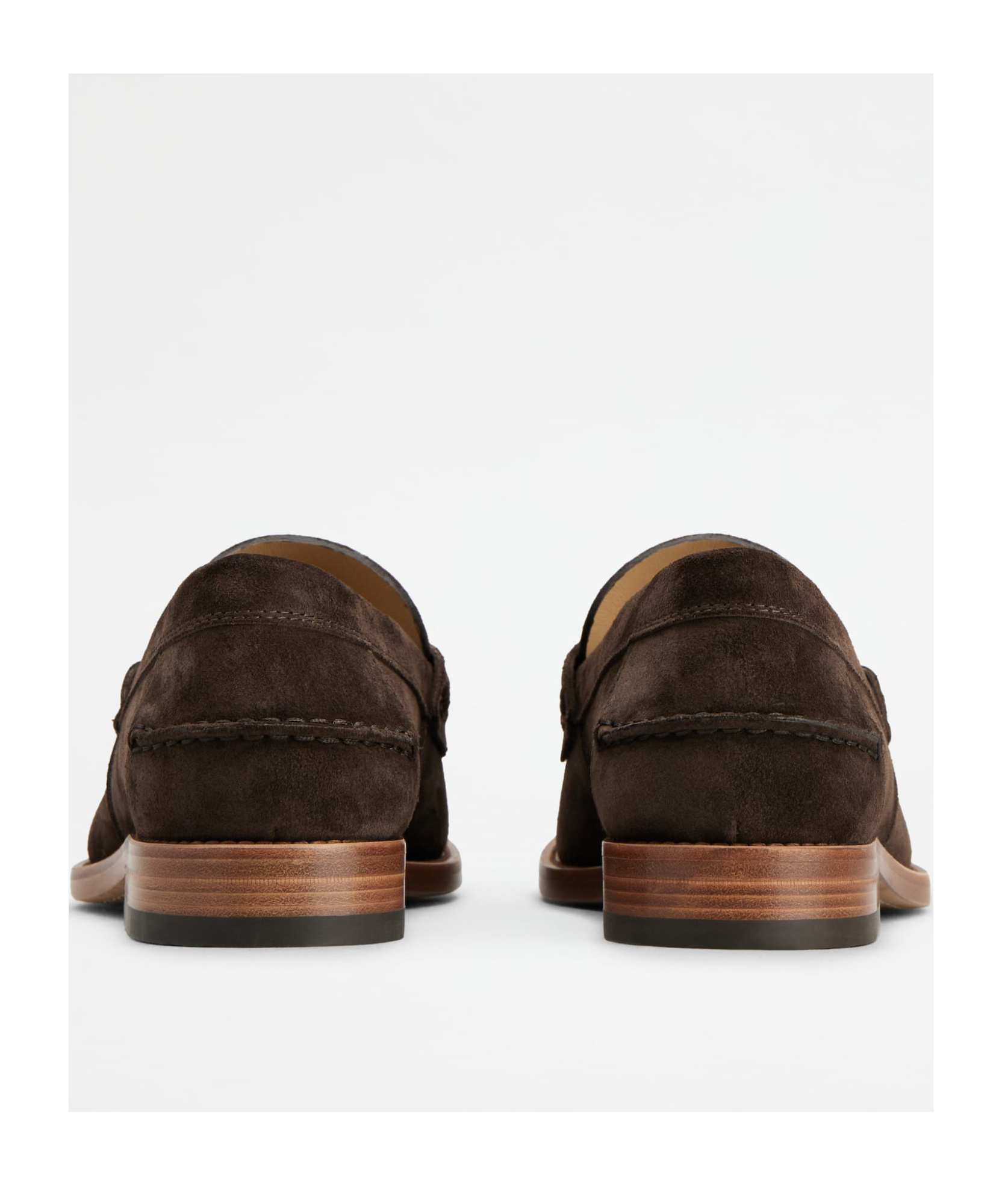 Tod's Logo-debossed Suede Loafers In Black