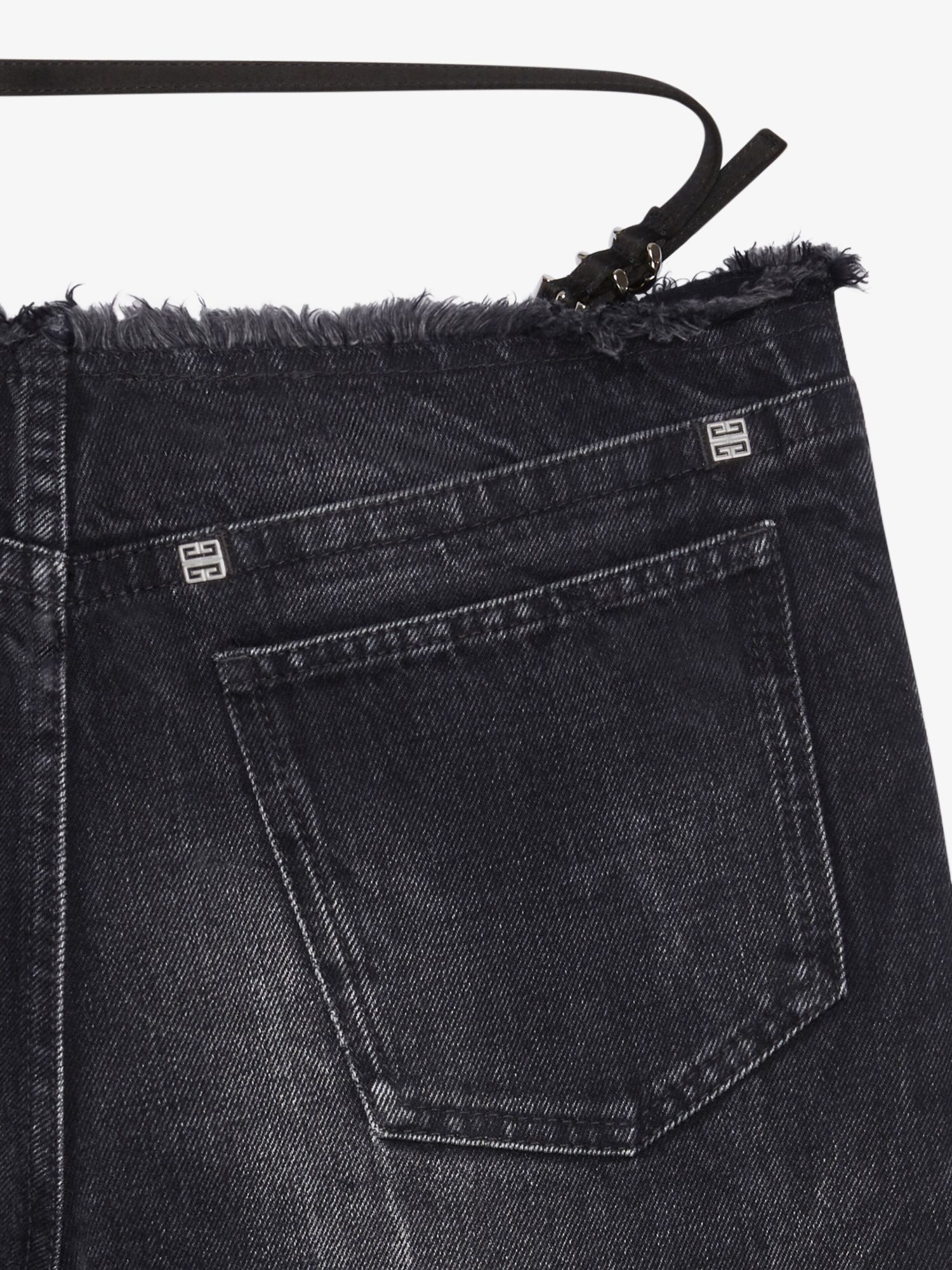 Givenchy Voyou Jeans In Denim In Black