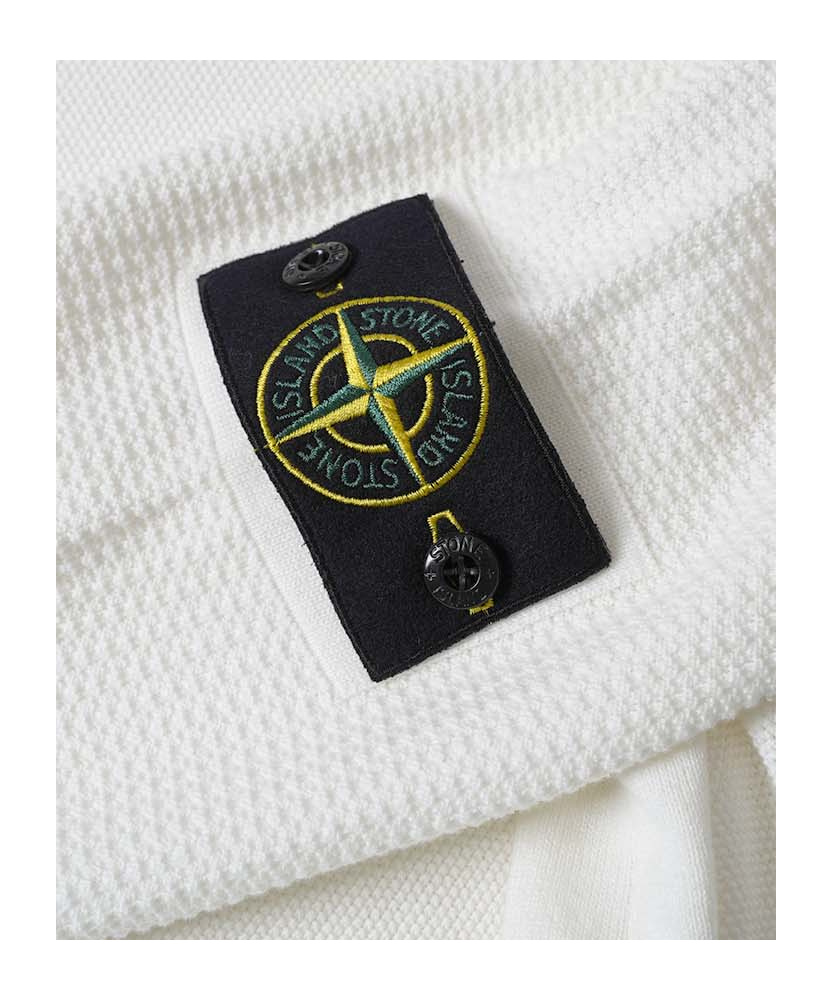 STONE ISLAND STONE ISLAND LOGO PATCH KNITTED JUMPER