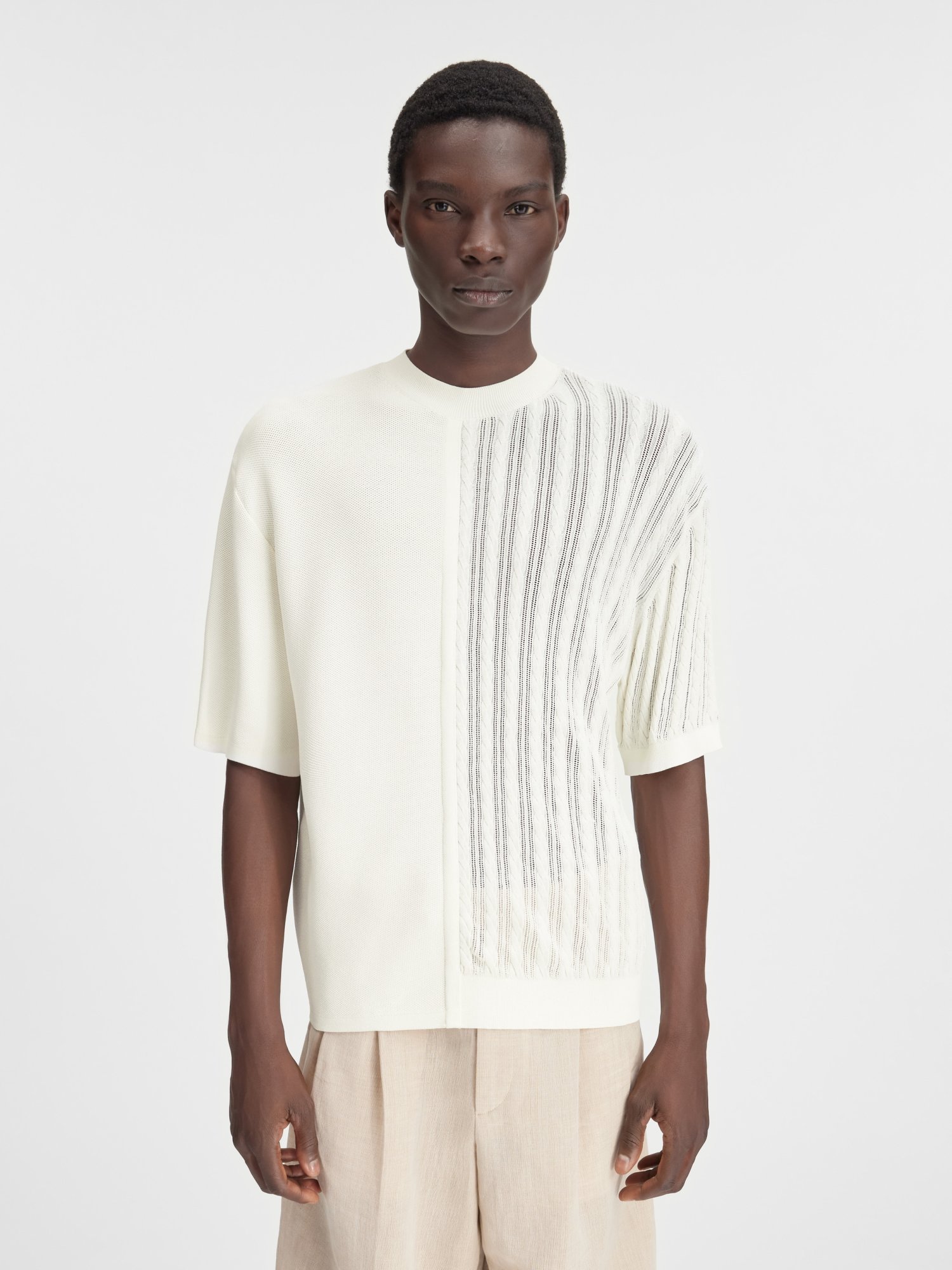 Jacquemus Knit Top The High Game Knit In White