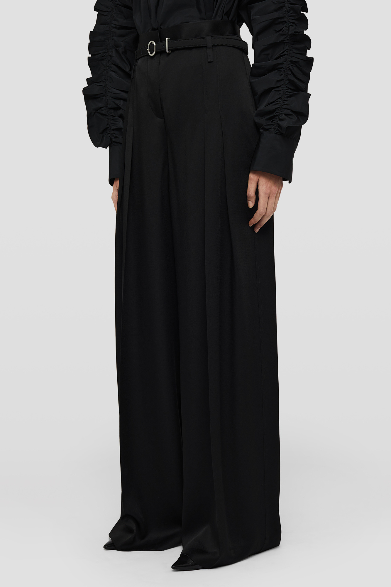 Jil Sander Tailored Trousers Pants Black In Black