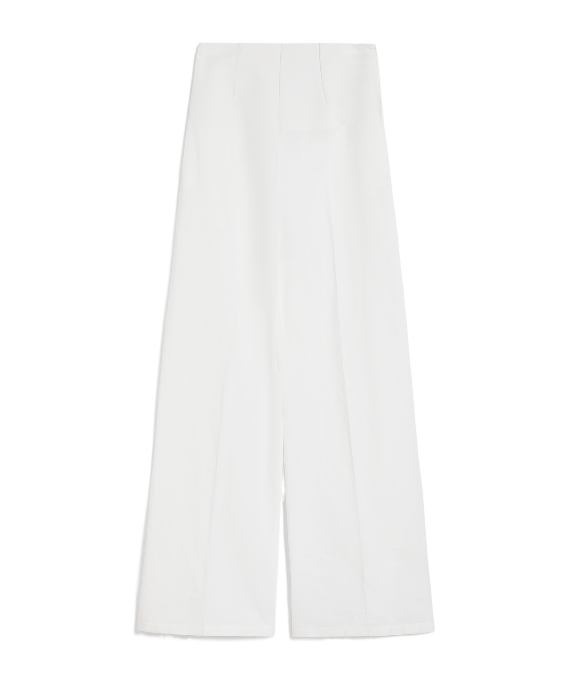 Sportmax Leisure Trousers With Low Waist And Wide Legs In White