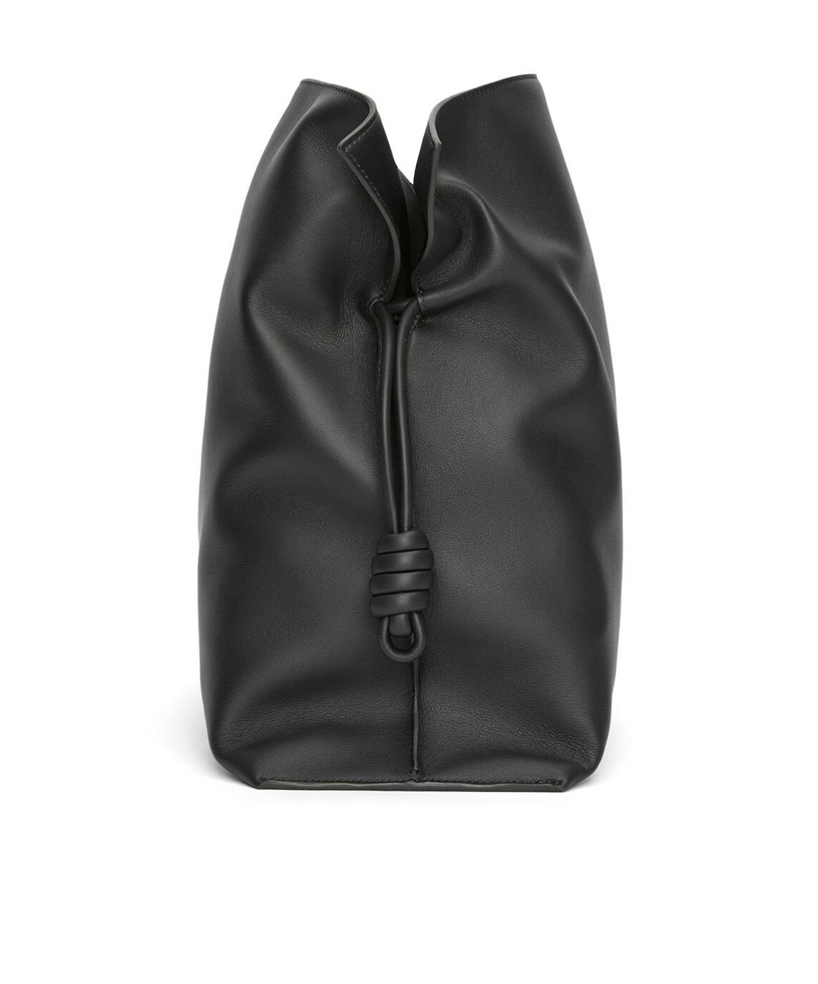 Loewe Xl Flamenco Clutch In Nappa Calfskin In Black