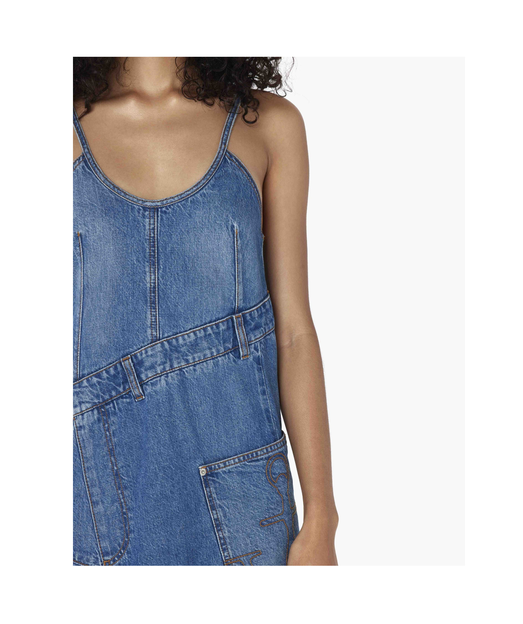 Jw Anderson J.w.anderson 'twisted Strappy' Dress In Blue