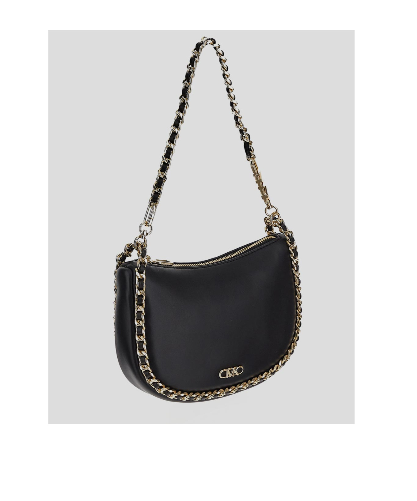 Michael Michael Kors Kendall Leather Clutch Bag In Black