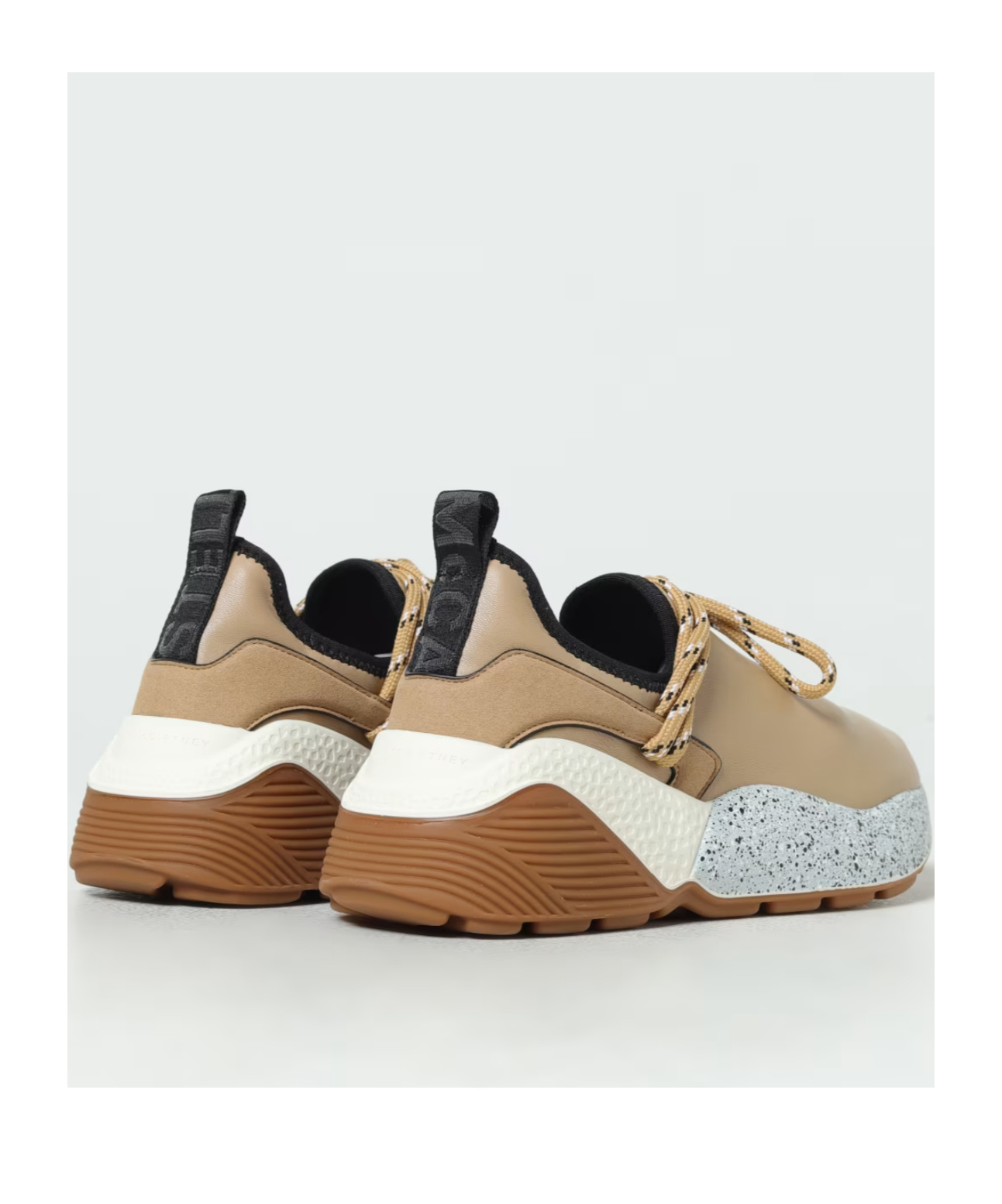Stella Mccartney Sneakers Woman Color Beige In Multicolor
