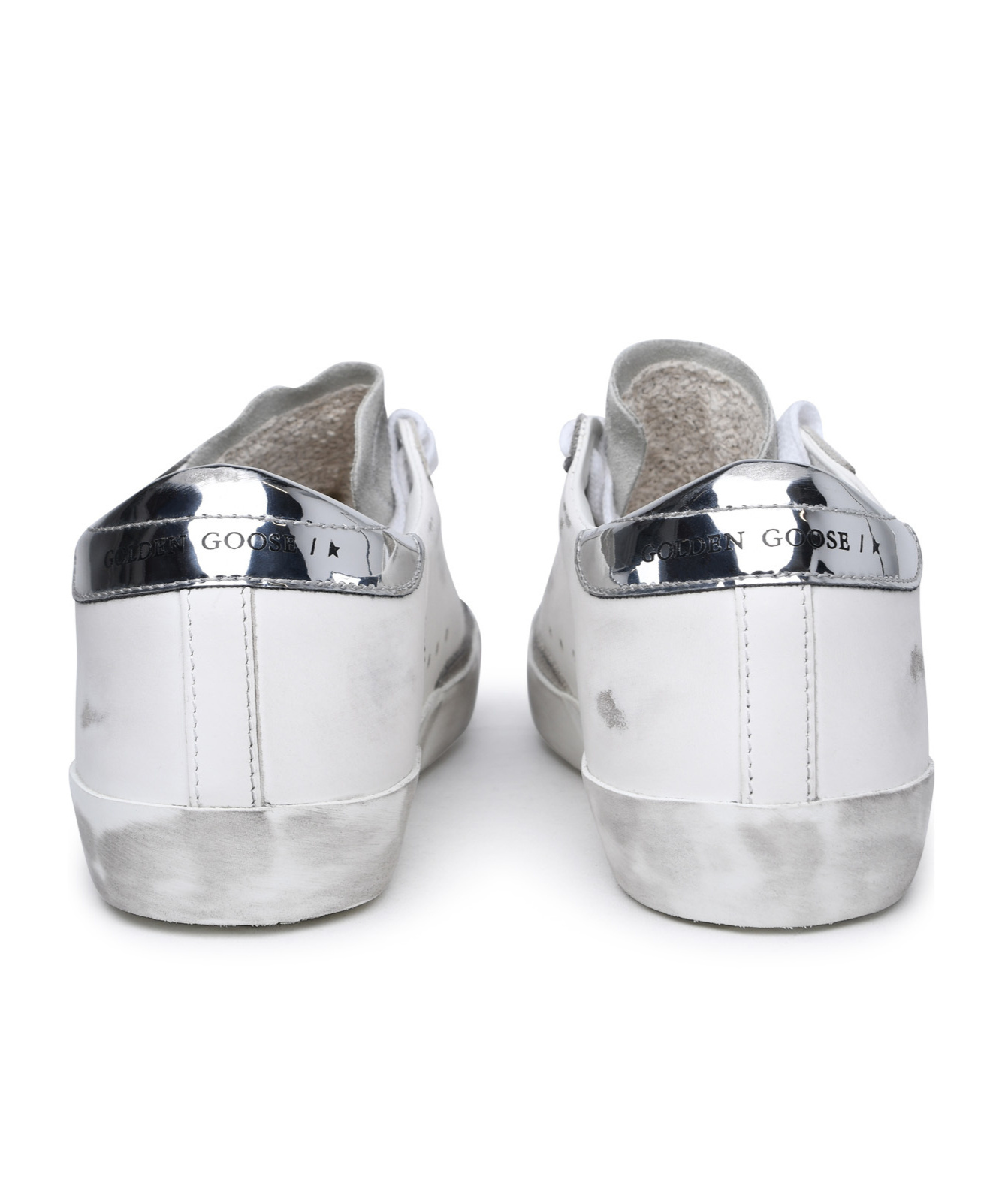 GOLDEN GOOSE SUPER-STAR DISTRESSED SNEAKERS