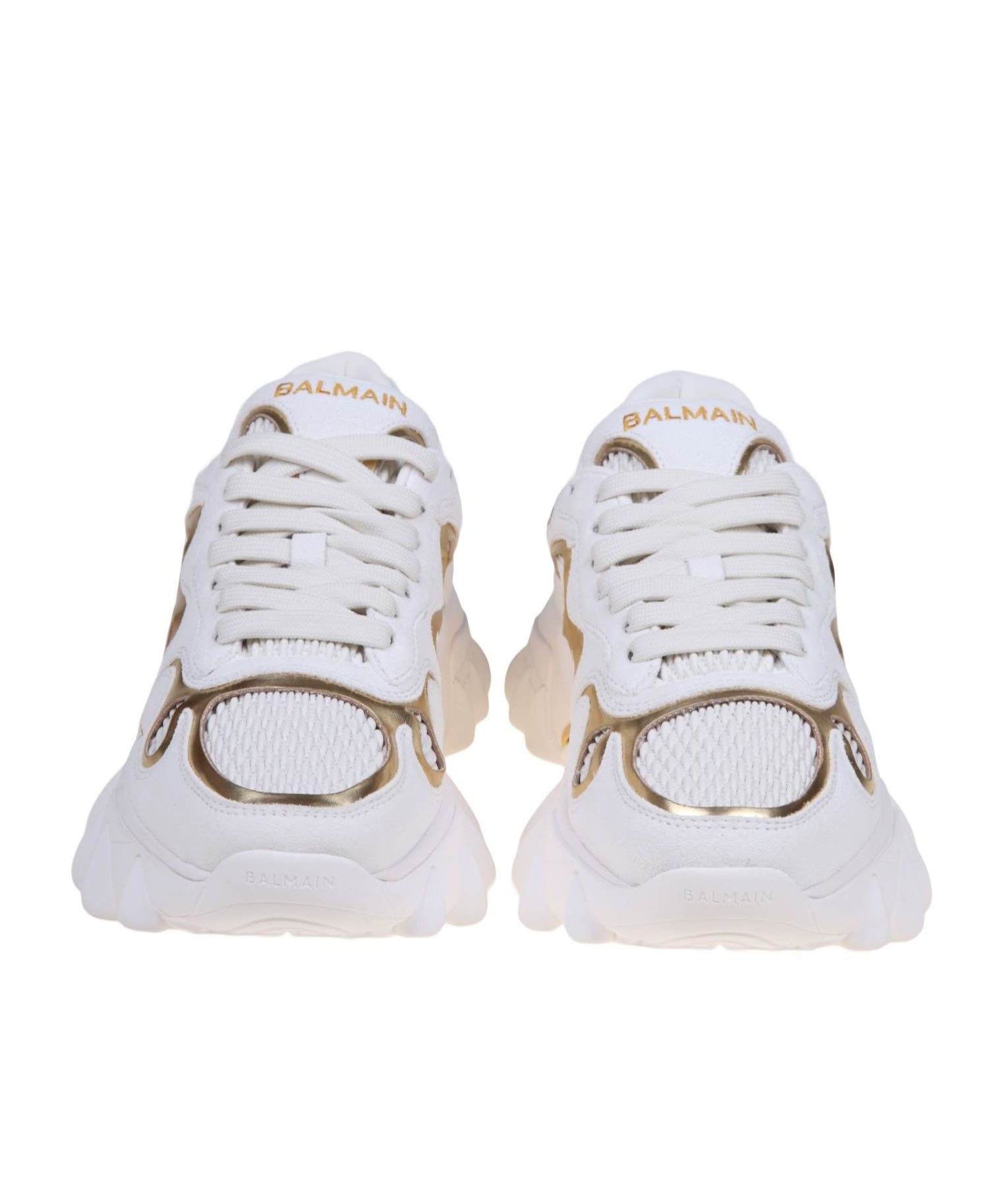 BALMAIN B-EAST PANELLED SNEAKERS