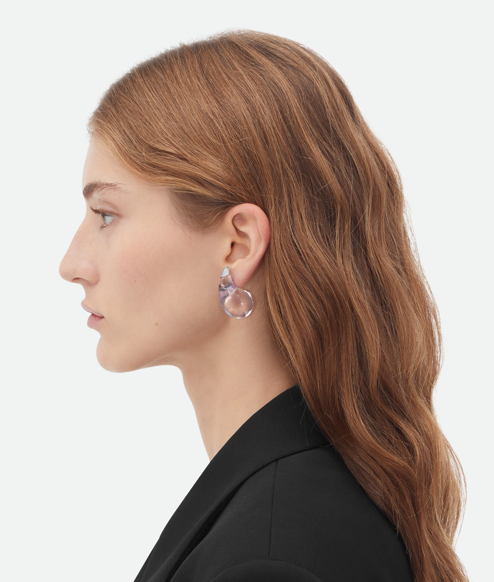 Bottega Veneta Drop Earrings In Gray