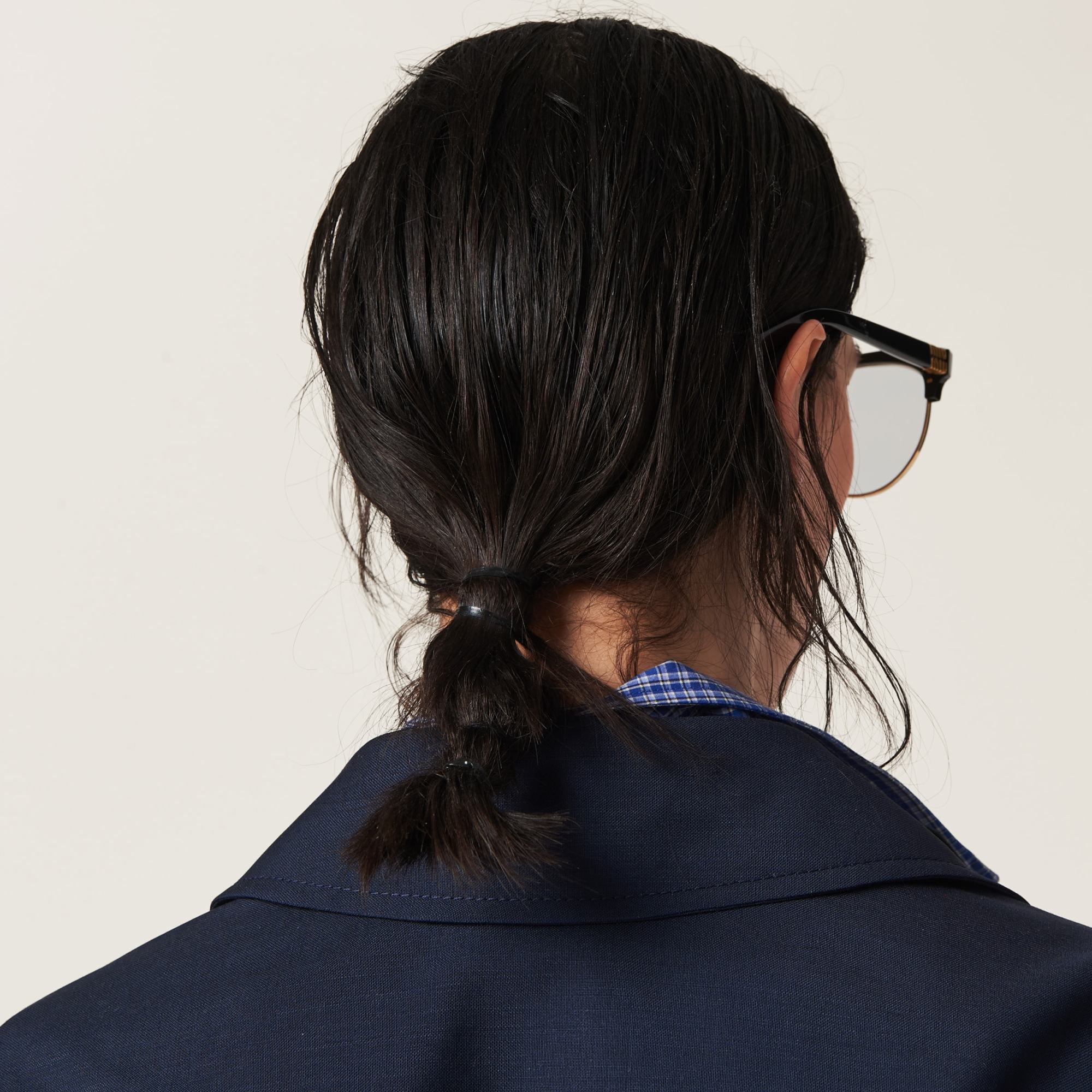 Miu Miu Mohair Blouson Jacket In Blue