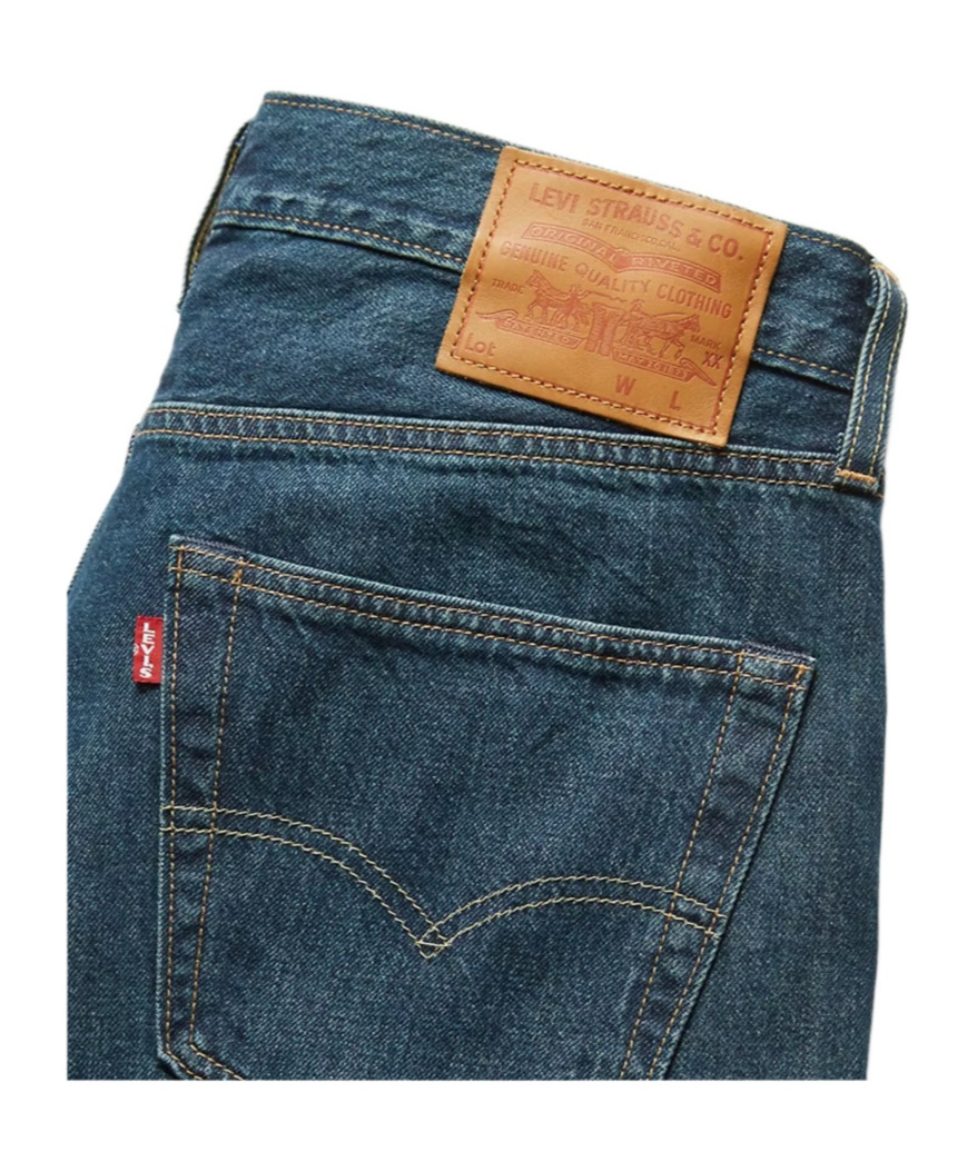 Levi's 511 Logo-patch Straight-leg Jeans In Blue