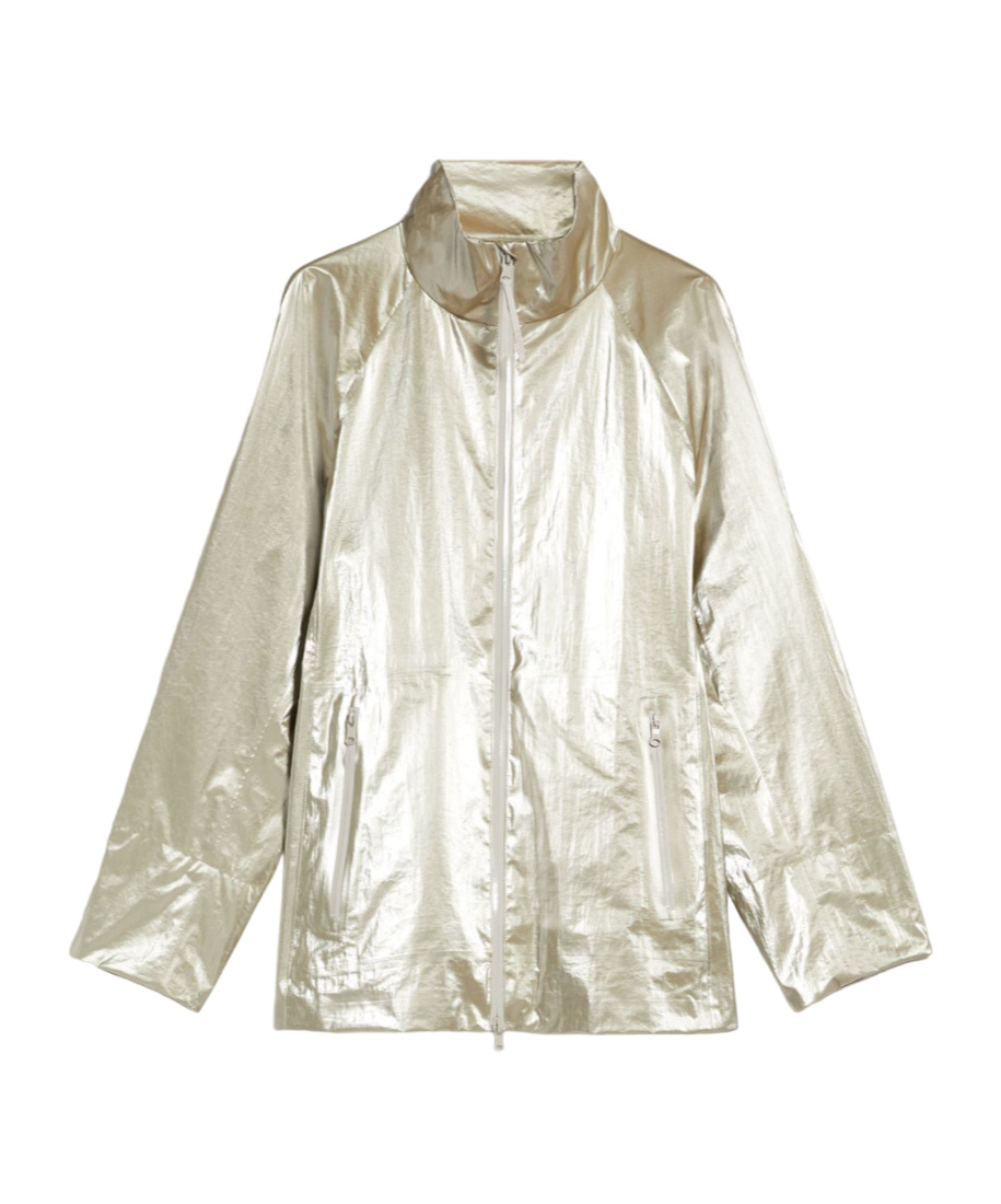 Max Mara Front Zipper Casual Jacket In Nude