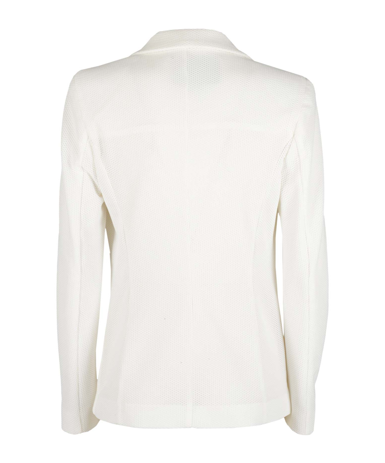Seventy White Blazer With Two Pockets In White