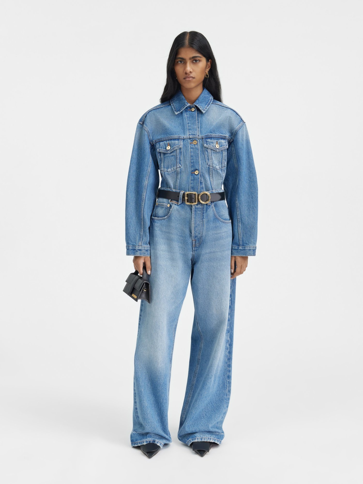 Jacquemus Le De-nîmes Large In Blue