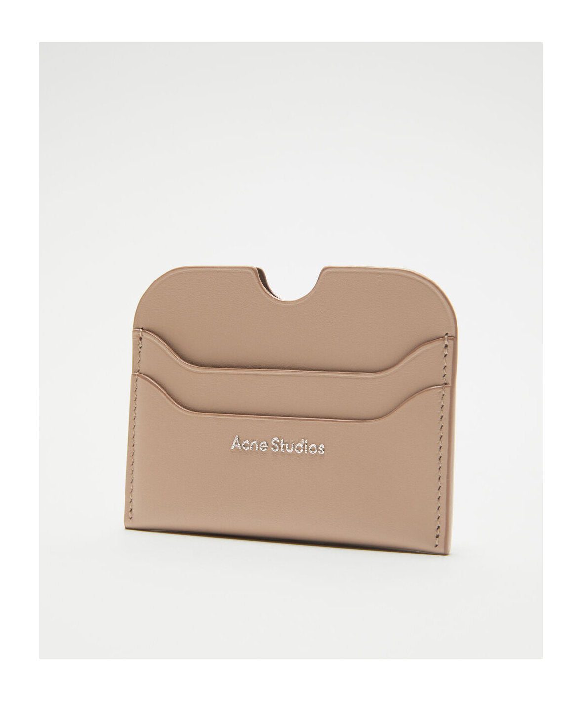 ACNE STUDIOS LOGO-STAMP LEATHER CARDHOLDER