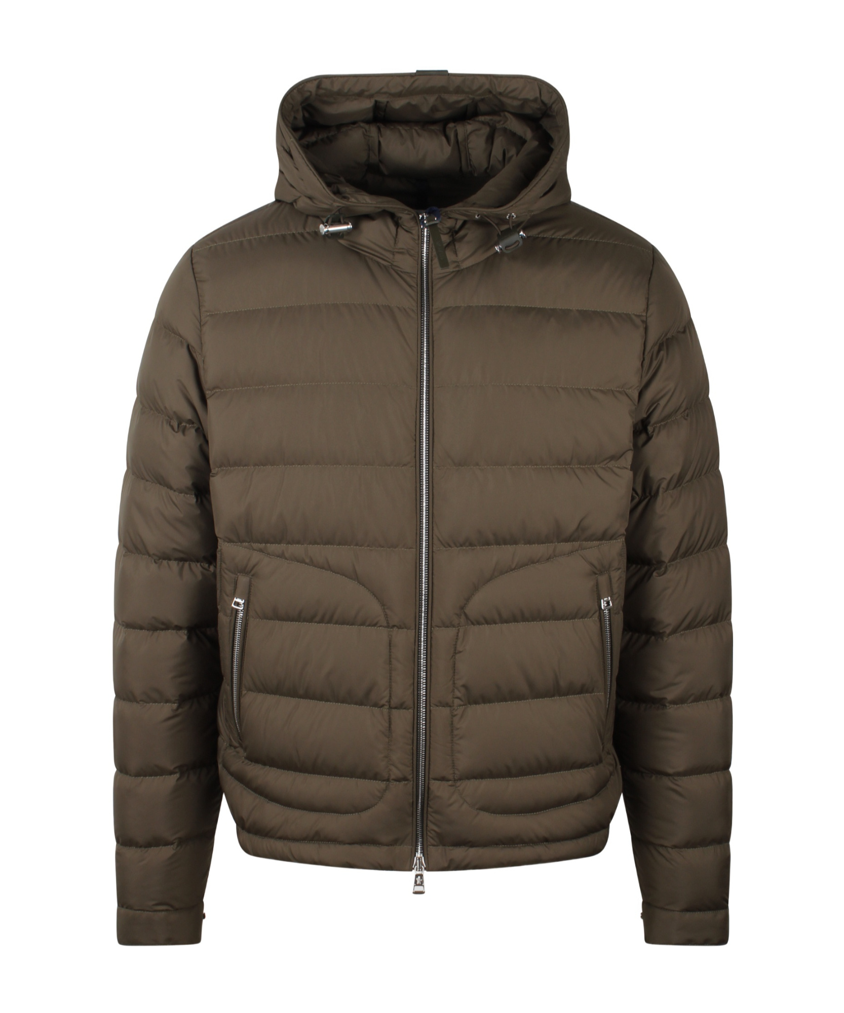 Moncler Sestriere Quilted Down Jacket In Brown