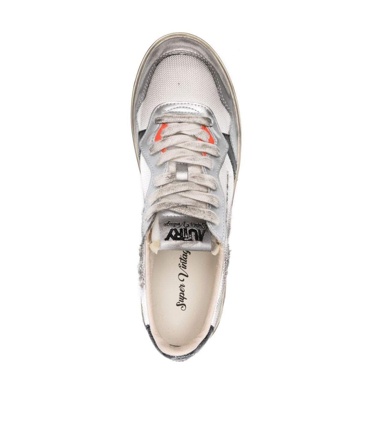 Autry Medalist Super Vintage Low Sneakers In White