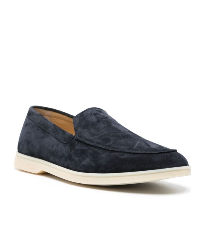 Henderson Baracco Round-headed Casual Shoes In Black