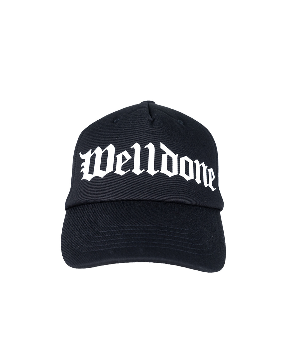 We11 Done Logo Baseball Hat In Black