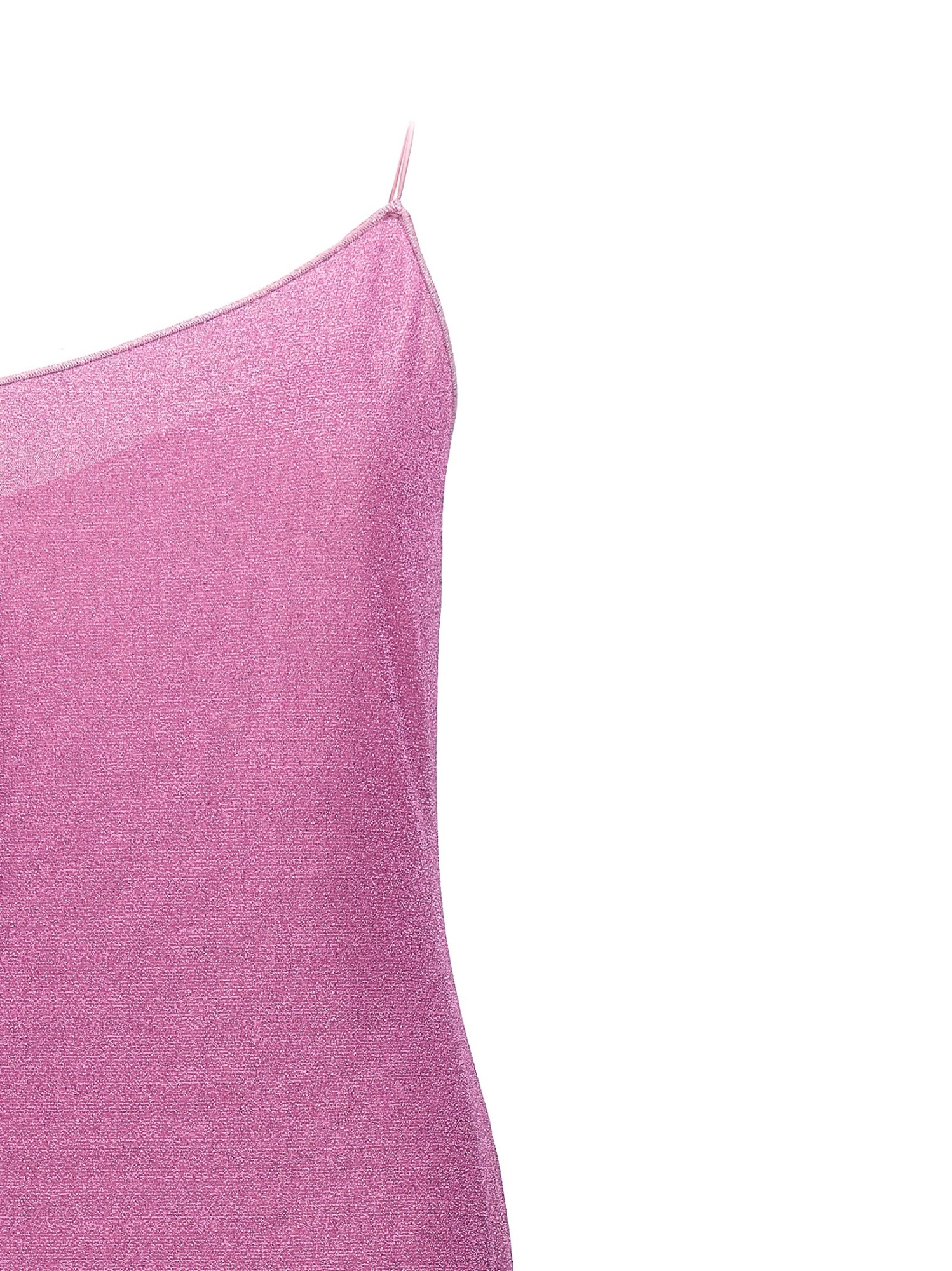 OSEREE LUMIERE PLUMAGE ONE-SHOULDER DRESS 
