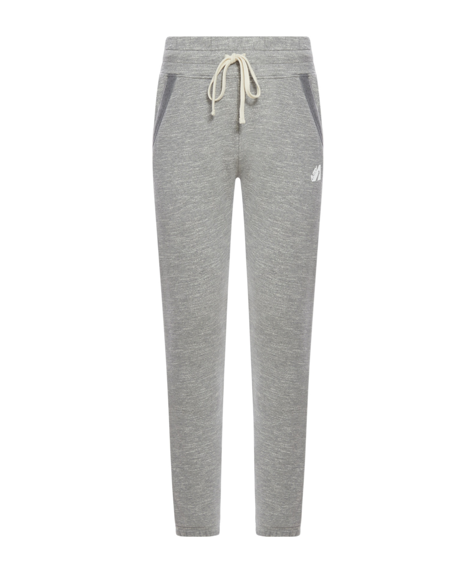 Autry Action Mélange Jersey Trousers In Gray