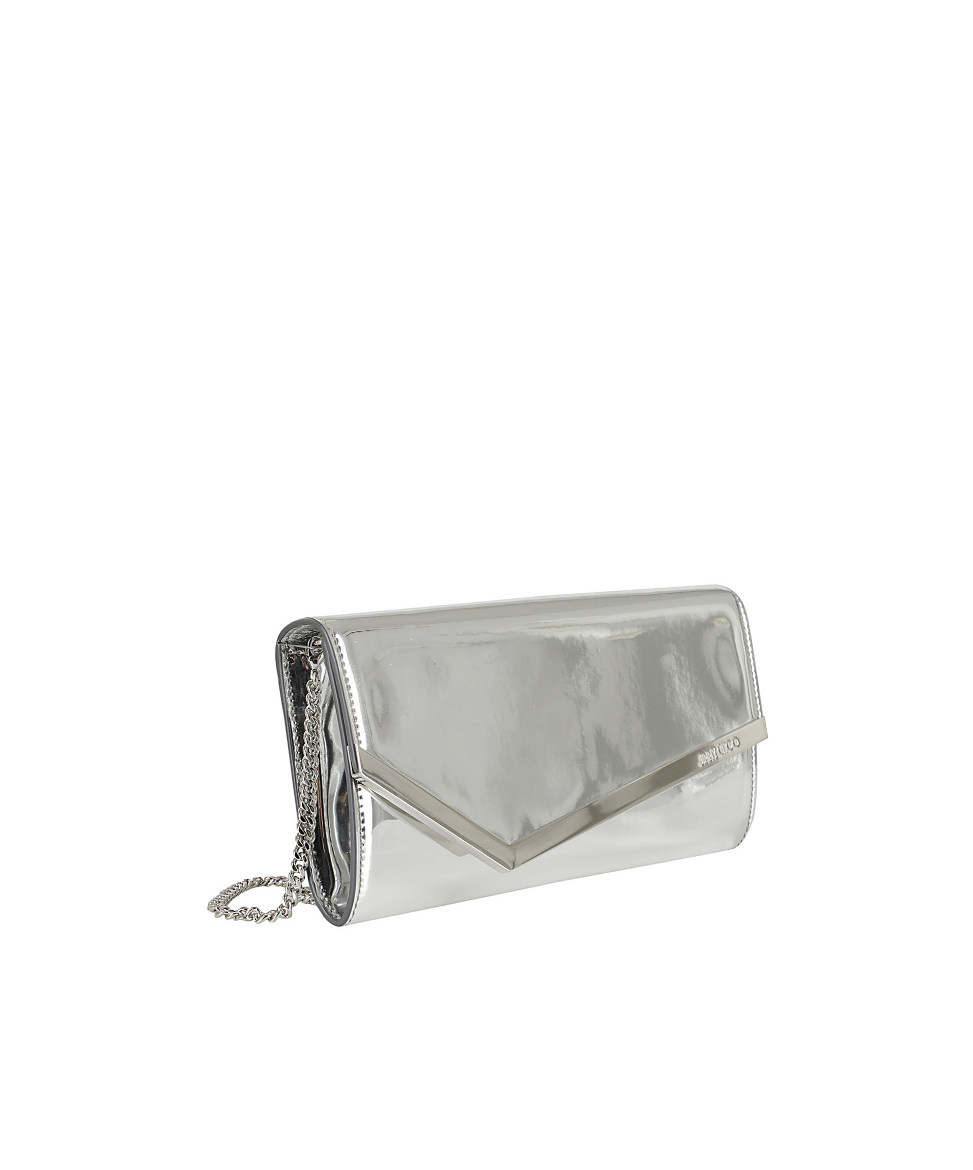 Jimmy Choo Emmie Leather Minibag In Gray