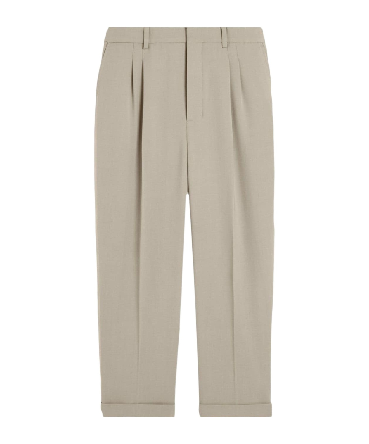 Ami Alexandre Mattiussi Carott Fit Trousers Neutrals For Men In Nude