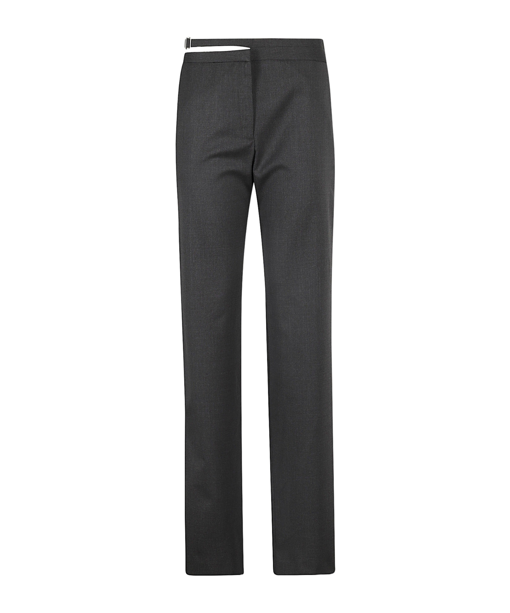 Iro Maggie Waist Hollowed-out Casual Pants In Black