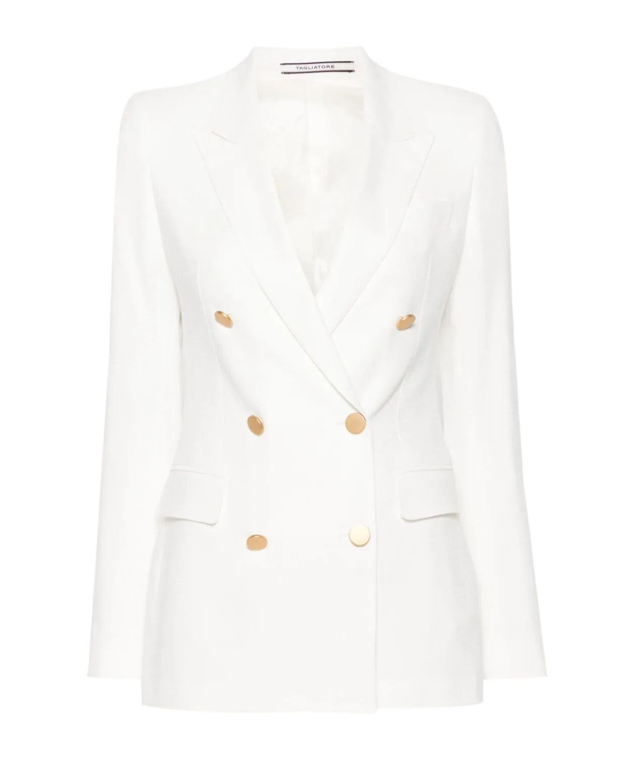 Tagliatore Women's Double-breasted Jacket In White
