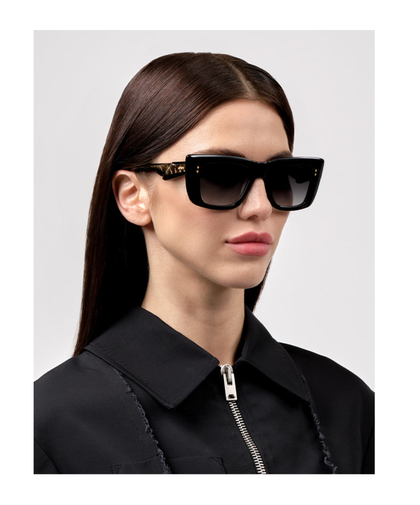 Dita Eyewear Square Sunglasses In Black