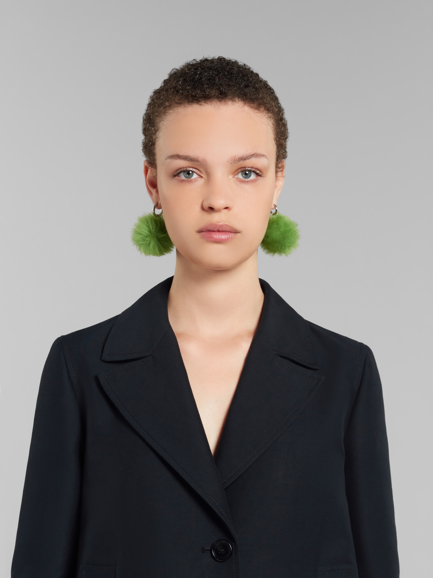 Marni A-line Cady Blazer In Black