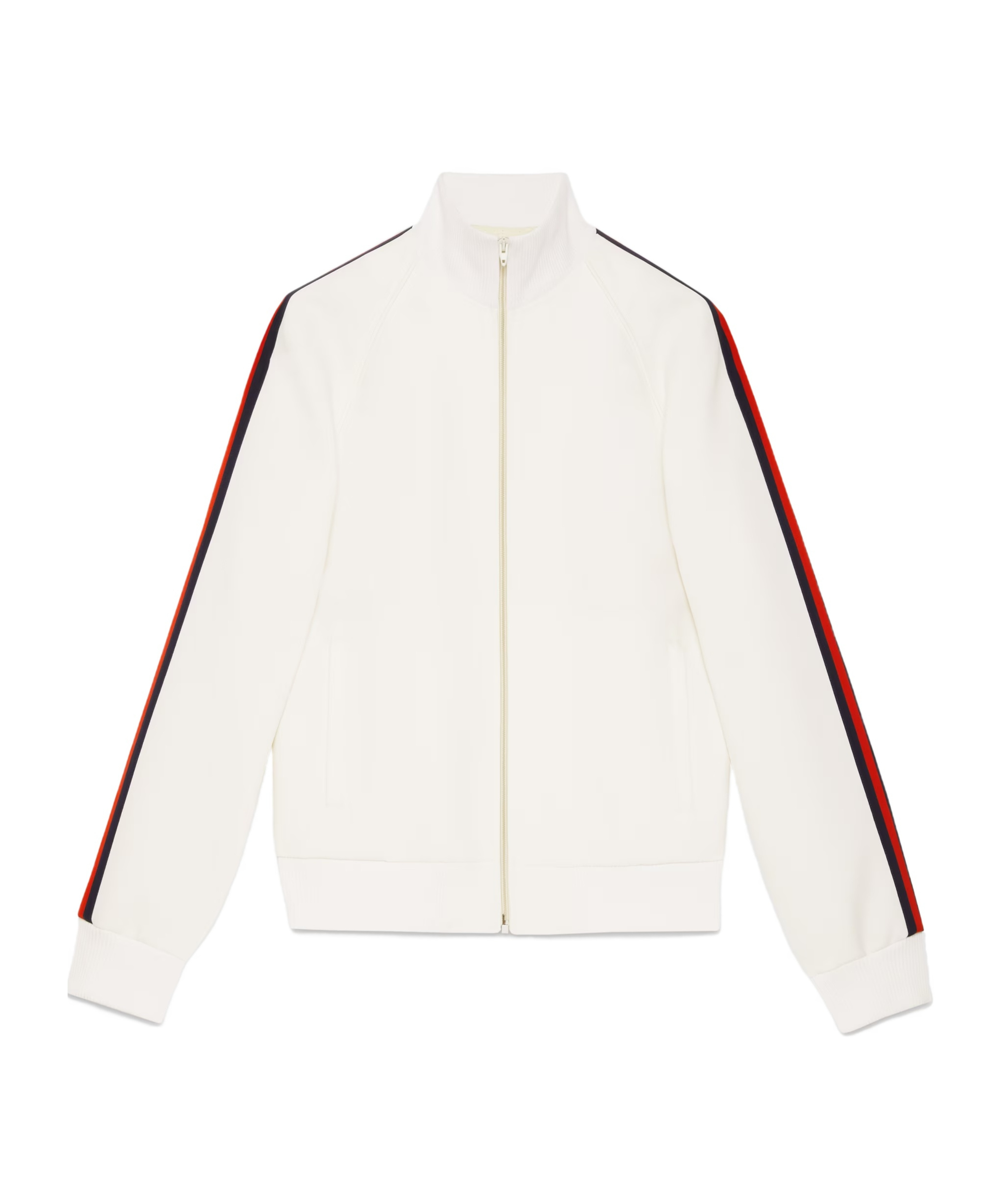 Gucci Web Stripe-trim Track Jacket In White