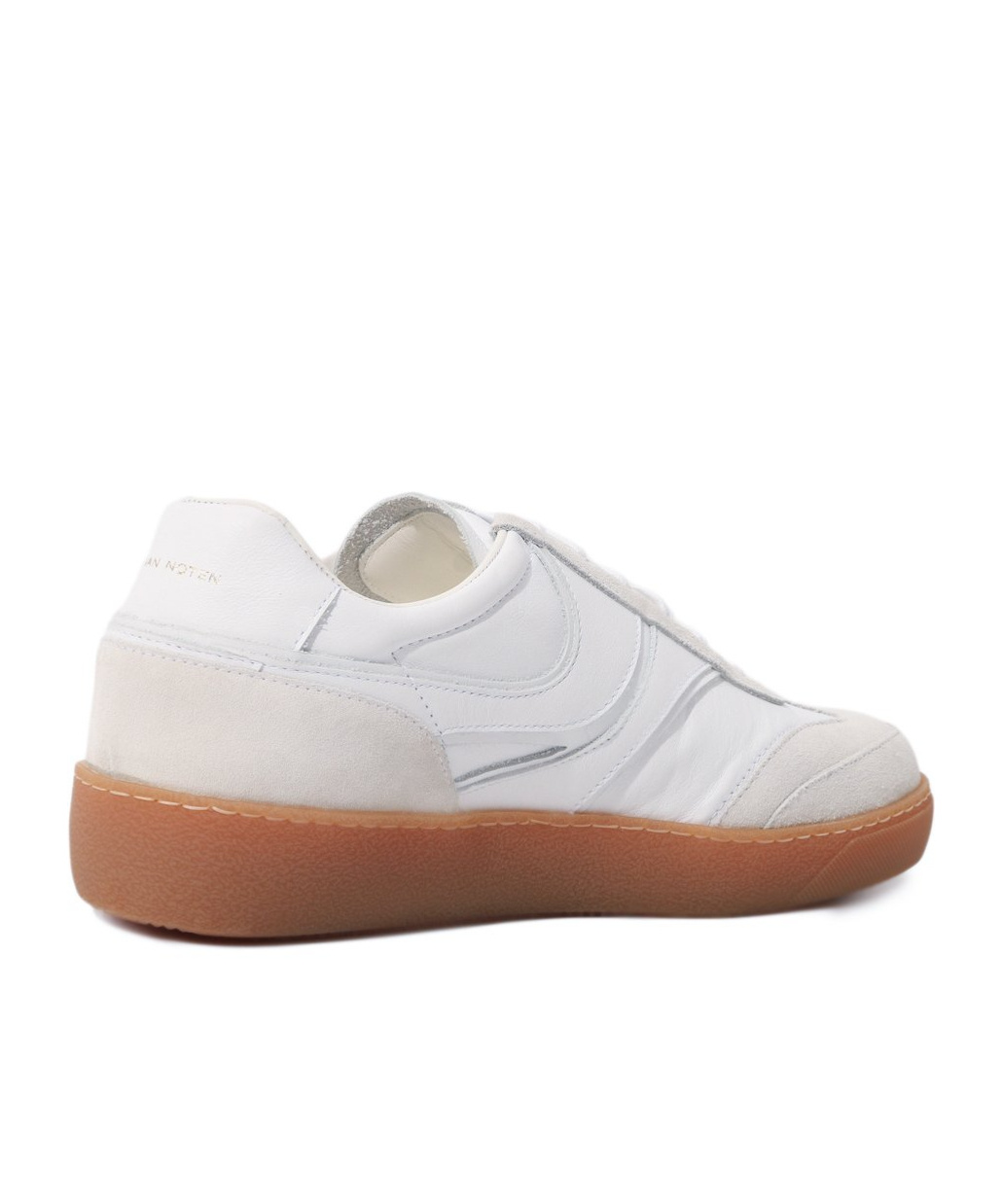 Dries Van Noten Round Head Low-cut Casual Shoes In White
