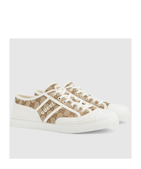 Gucci Fabric Low-top Sneakers For Men In White