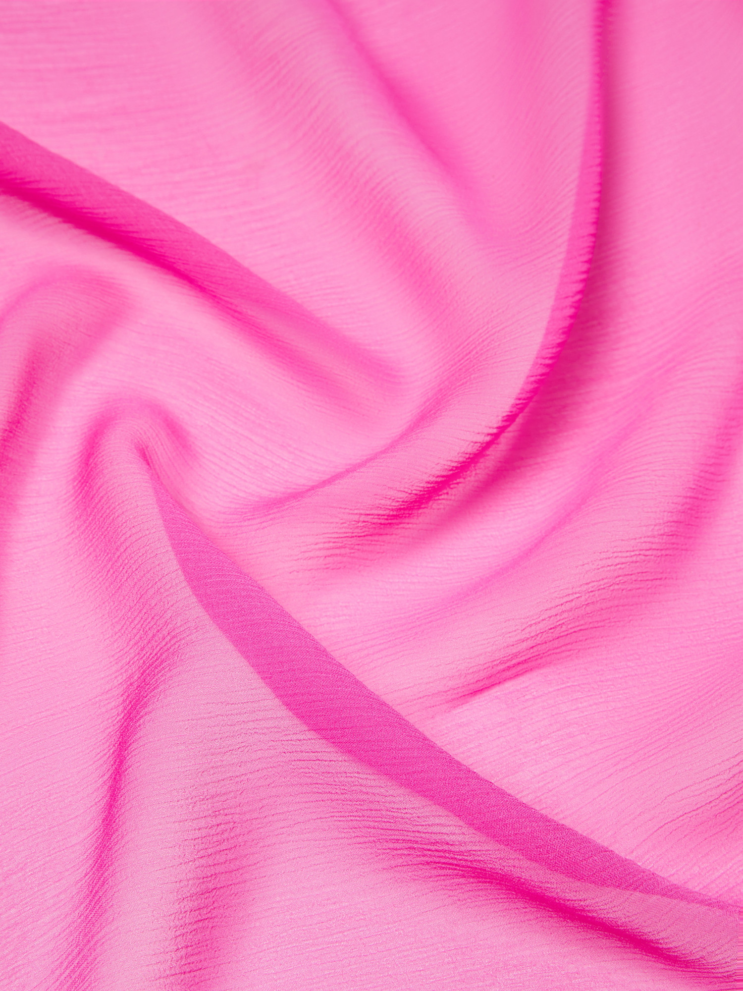 Max Mara Crêpe Texture Silk Scarf In Pink