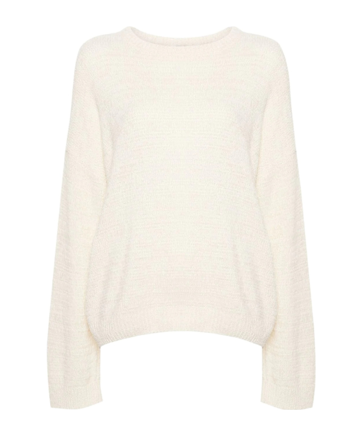 Totême Crew-neck Drop-shoulder Jumper In White