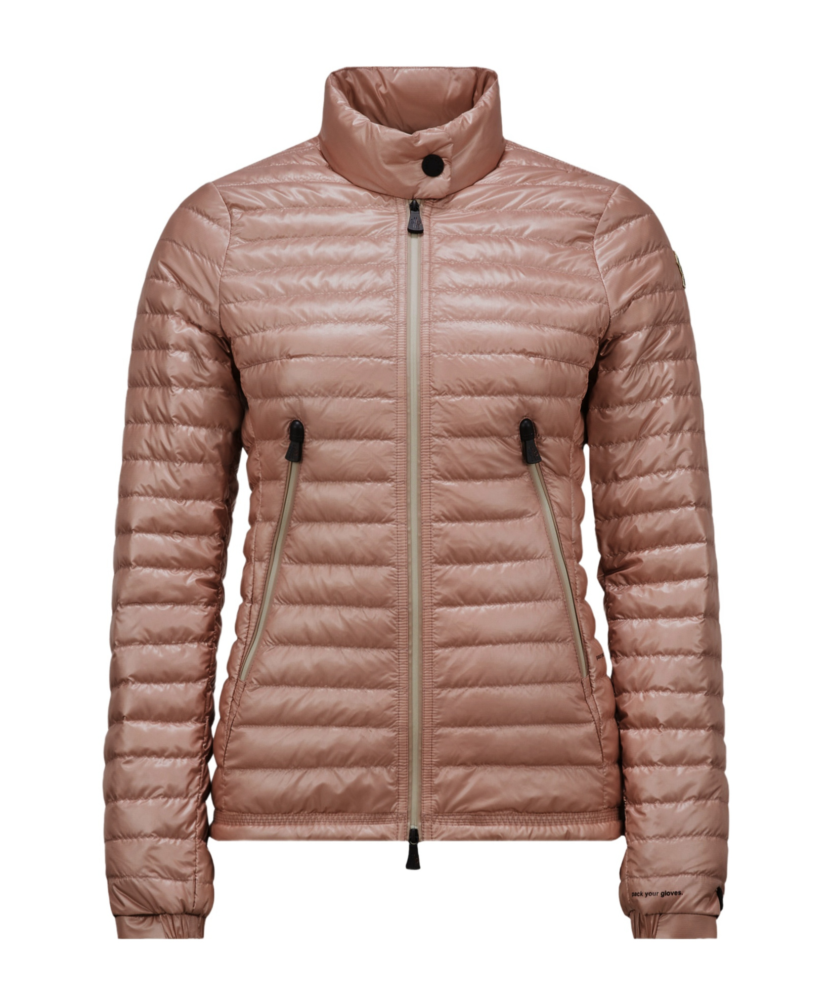Shop Moncler Pontaix Short Down Jacket In Pink